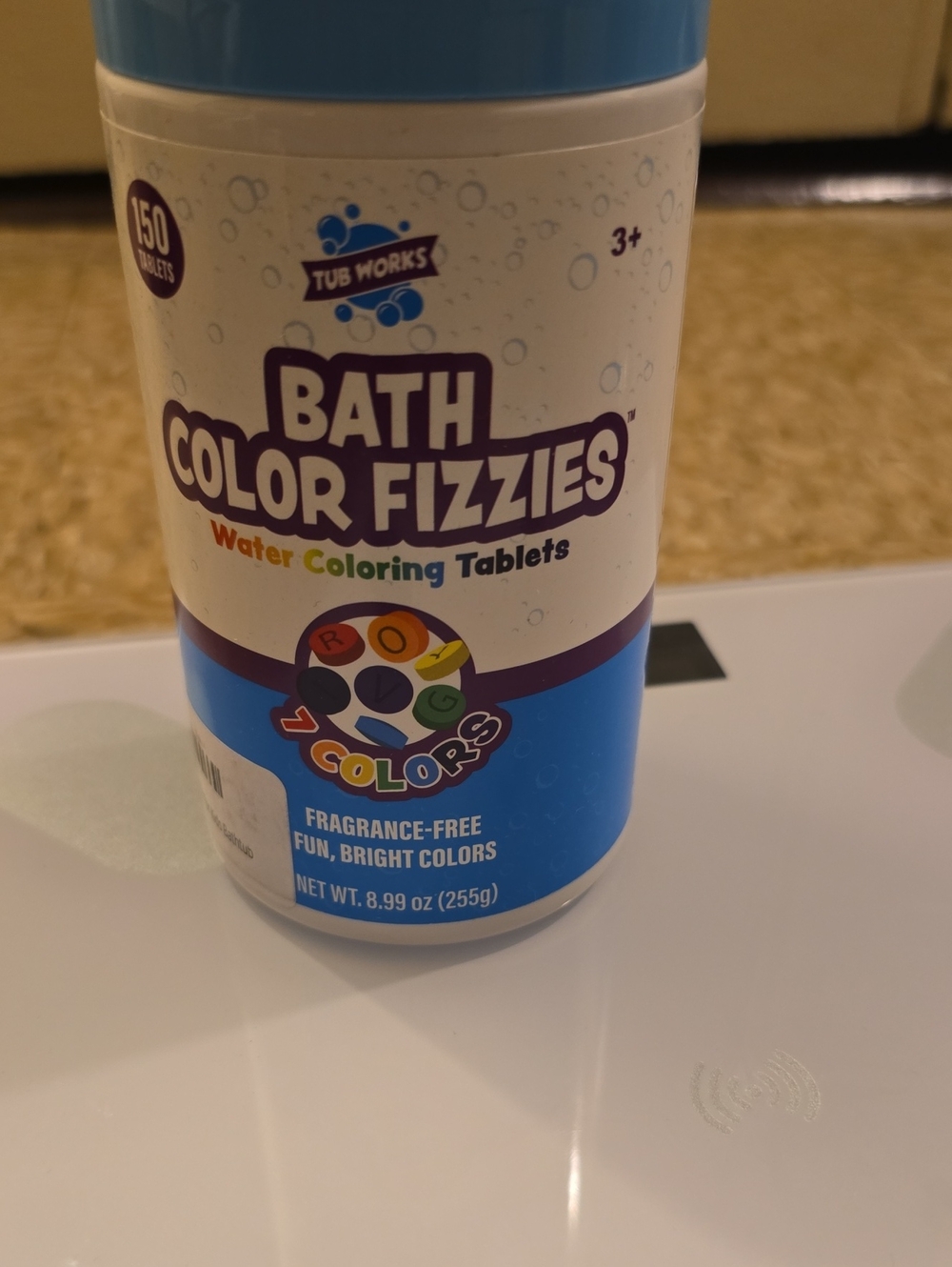 Bath Color Fizzies Water Coloring Tablets - Blue